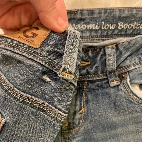 G by Guess Naomi Low Bootcut Jean Medium Wash - Picture 7 of 9